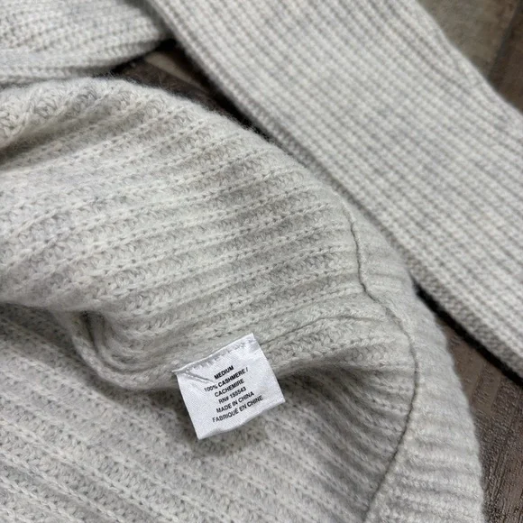 SABLYN Stetson cashmere hoodie in blizzard
